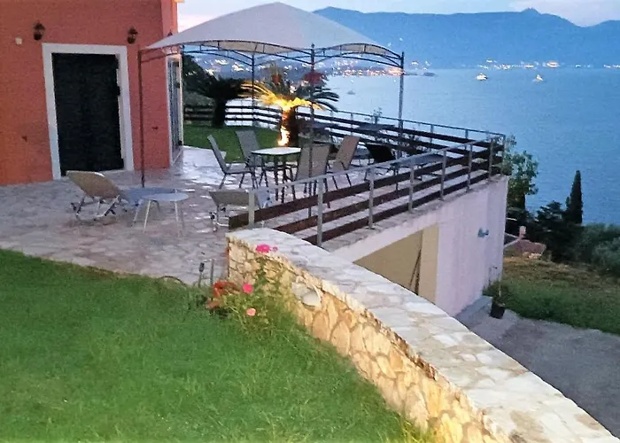 Corfu Town 'panoramic View House' Villa Alykes Potamou