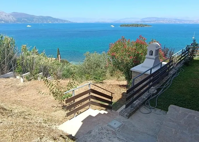 Corfu Town 'panoramic View House' Villa Alykes Potamou