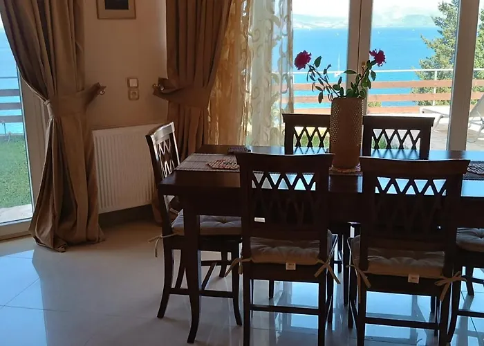 Villa Corfu Town 'panoramic View House' Alykes Potamou