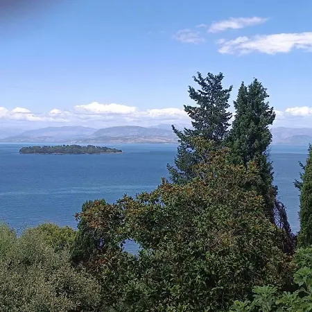 Villa Corfu Town 'panoramic View House' Alykes Potamou