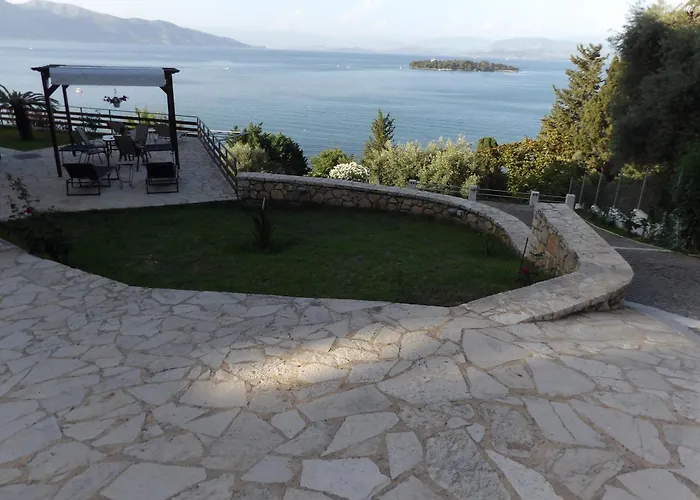 Villa Corfu Town 'panoramic View House'