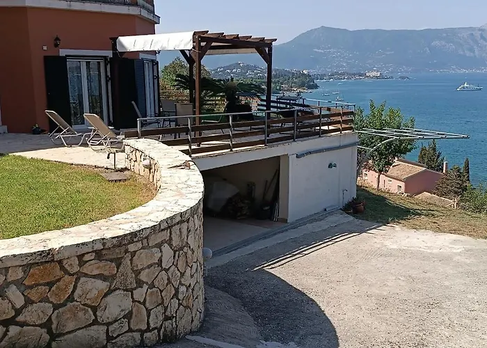 Corfu Town 'panoramic View House' Вилла Alykes Potamou